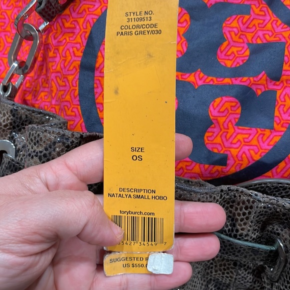 Tory Burch Natalya Python hobo - Picture 12 of 17